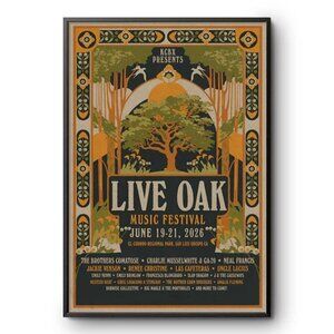 Live Oak Music Festival 2026 Poster